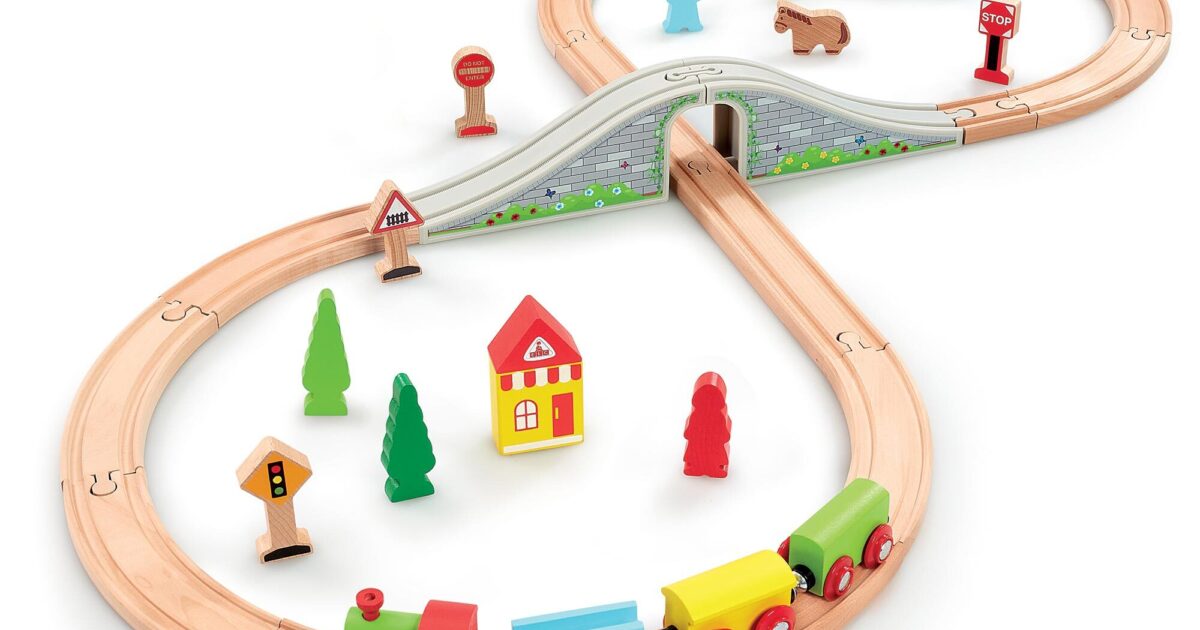 Early Learning Centre Wooden Little Town Train Right Start Online