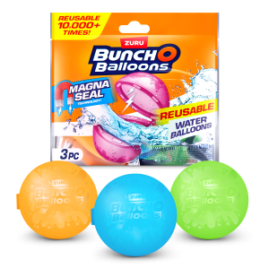 56592 BUNCH O BALLOONS Reusable Water Balloons 3 PK Foilbag ECOM HERO A
