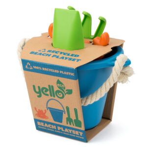 BU1301 yello recycled beach set packaging 1