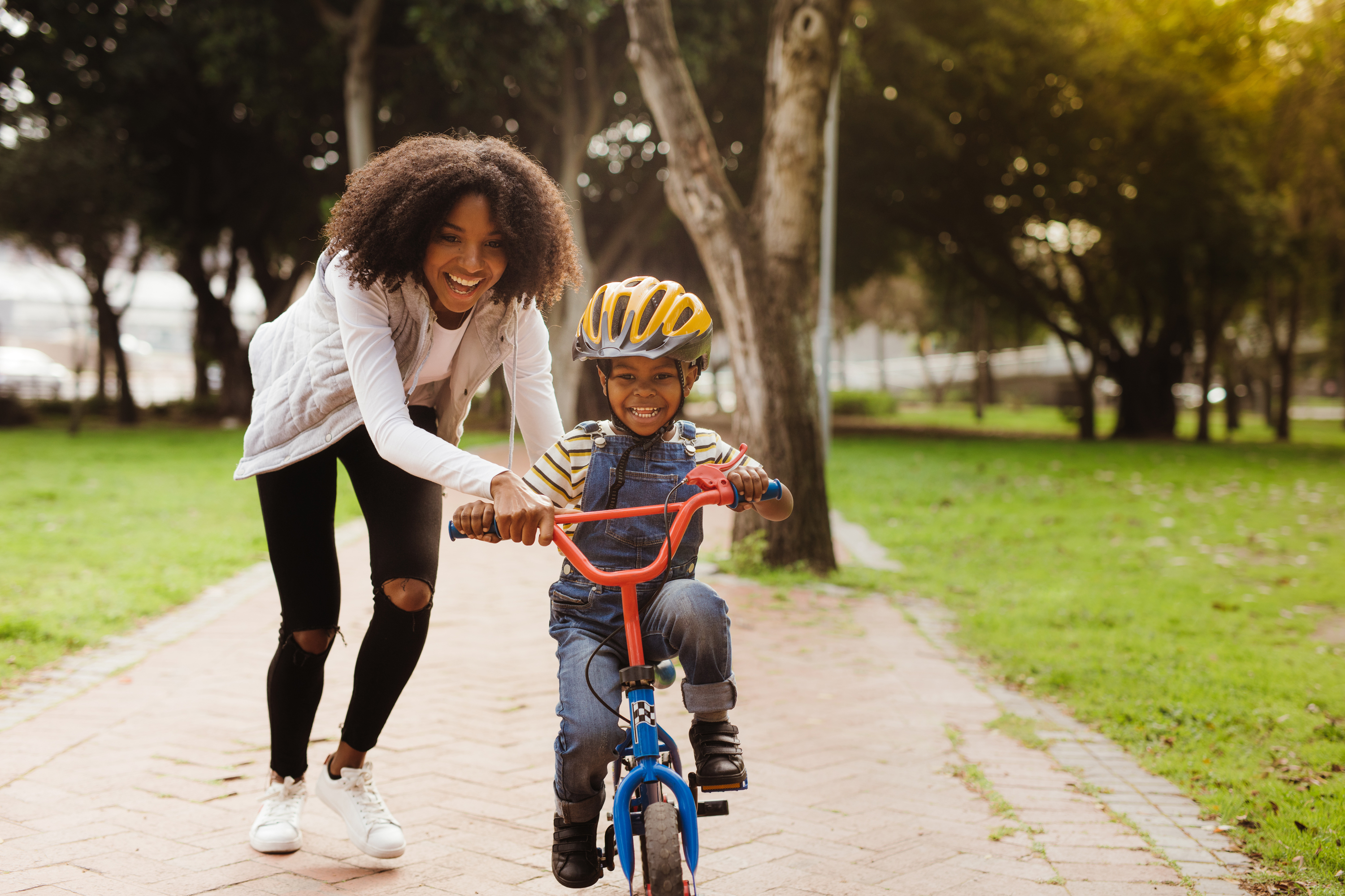 Teaching Children to Ride a Tricycle