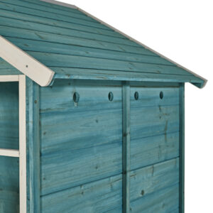 27700 AB108 Teal Boathouse with Blue Slide 6