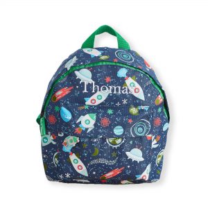 My 1St Years Personalised Space Print Mini Backpack £22 00 At Www My1Styears Com