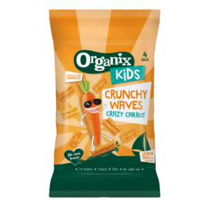 Organix Kids Crunchy Waves Crazy Carrot