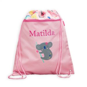 Personalised Koala Friends Print Drawstring Bag £18 00 At Www My1Styears Com