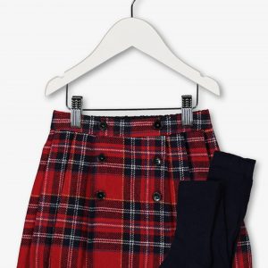 Tu Checked Skirt And Tights Set £10